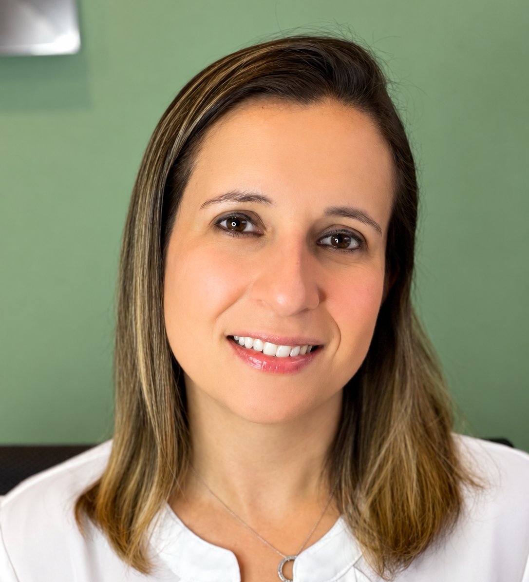 Marcela Hernández Alonso en su consultorio